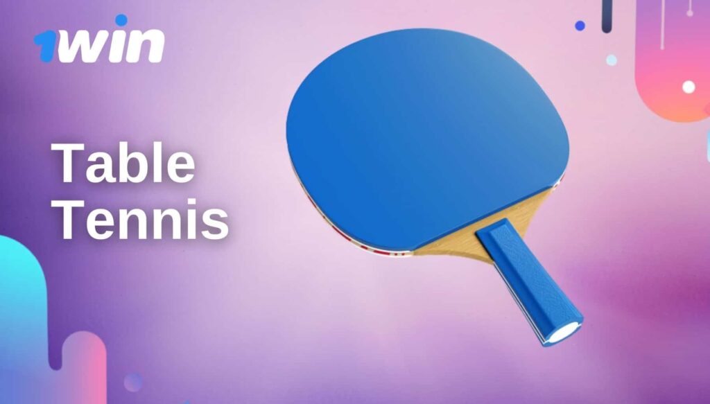1Win India Table Tennis betting overview