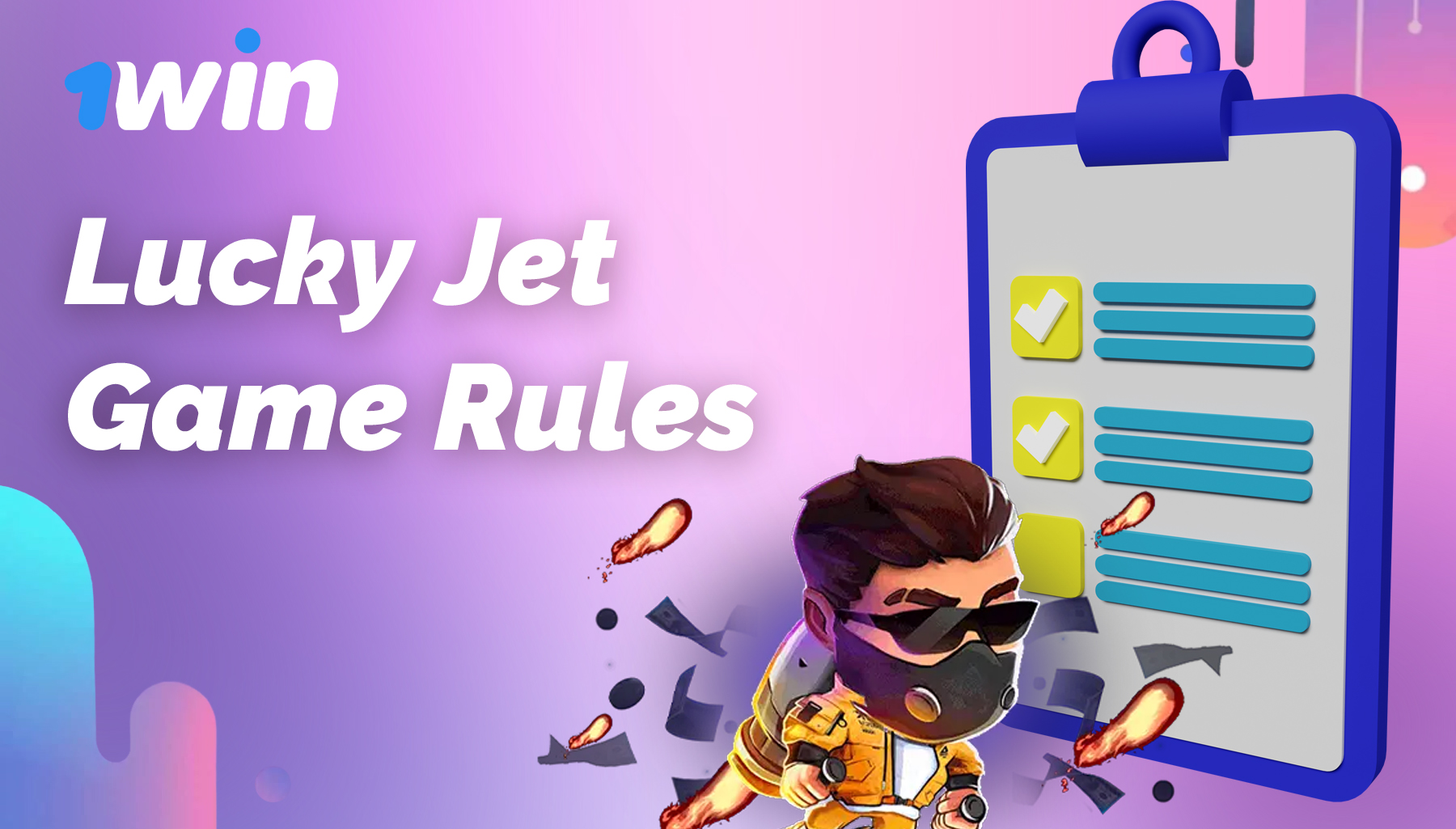 Basic rules of Lucky Jet on 1win india