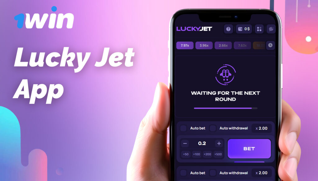 1win mobile app for Lucky Jet on 1win